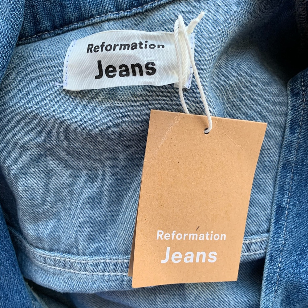 NWT Reformation Rex boiler Boracay denim jumpsuit - Picture 7 of 8